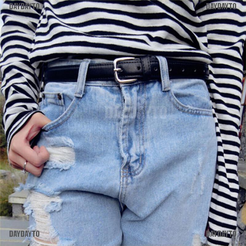 Thắt Lưng Da Khóa Kim Loại Thời Trang 2017 Cho Nữ