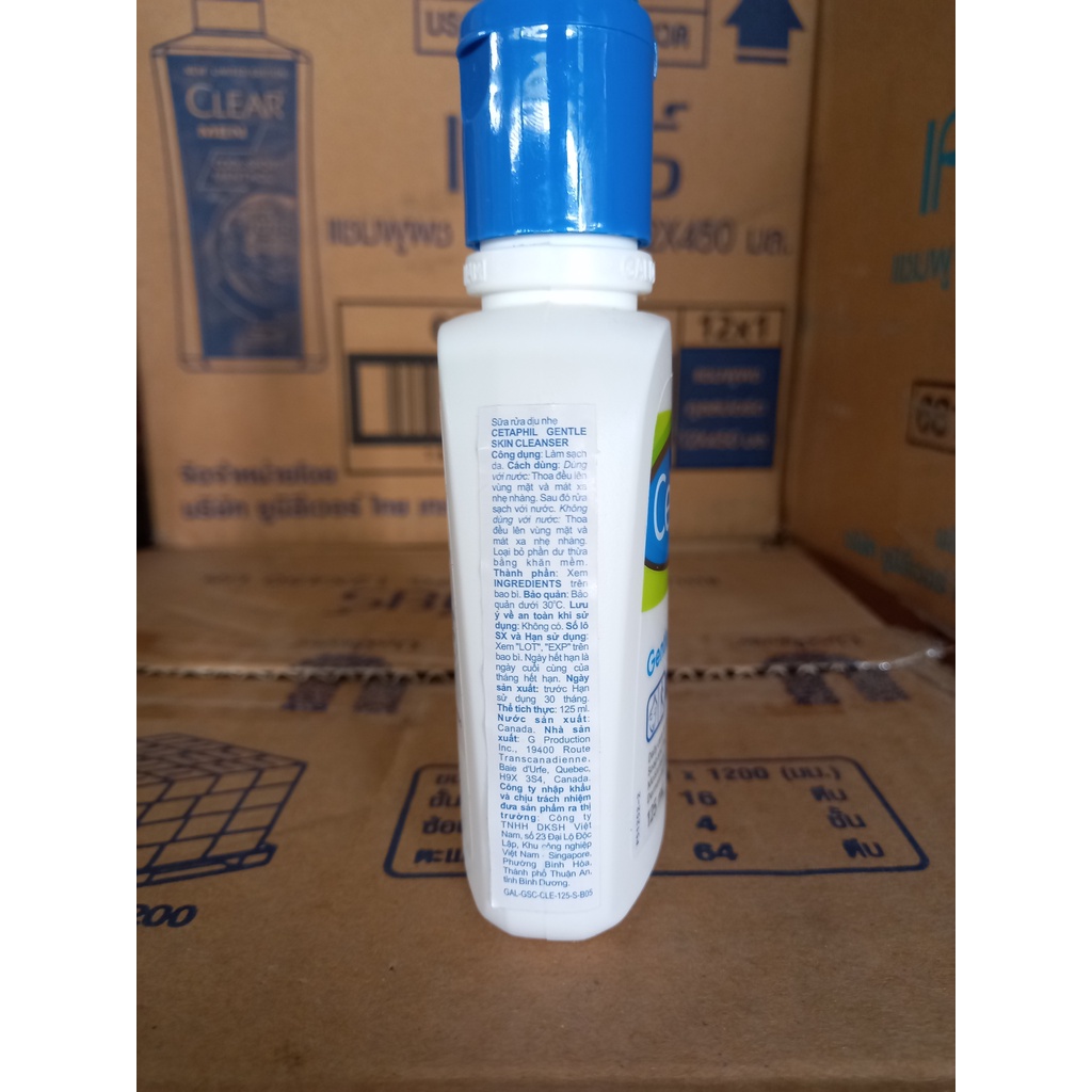 Sữa Rửa Mặt Cetaphil 125ml 250ml 500ml - srm cetaphil dịu nhẹ dành cho da dầu da mụn (nhập khẩu cty DKSH việt nam)