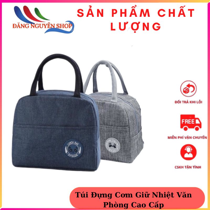 Túi Giữ Ấm Đựng Cơm, Túi Đựng Hộp Cơm Văn Phòng Ngăn Chặn Nước DNA125