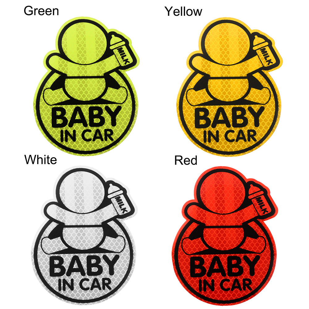 Miếng Dán Trang Trí Xe Hơi In Chữ Baby In Car