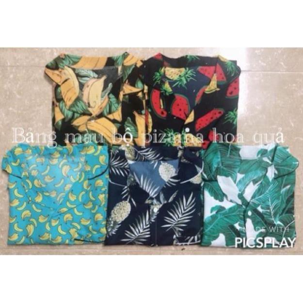 [ Khuyễn Mãi ]  Bộ Pizama hoa quả - Áo Đi Biển  - Quần áo hoa quả | BigBuy360 - bigbuy360.vn