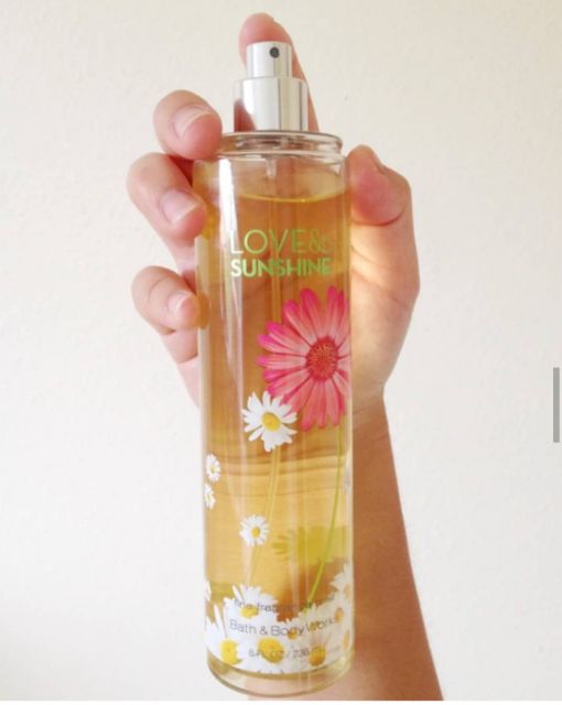 (30ML)XỊT THƠM LOVE AND SUNSHINE BATH AND BODYWORKS