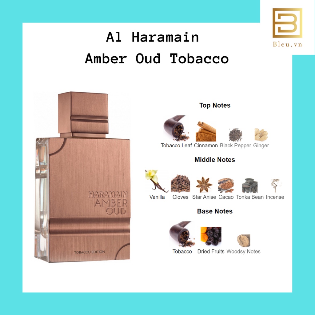 Nước hoa nam Al Haramain Amber Oud Gold - Oud Tobacco - Oud Bleu - Oud Carbon