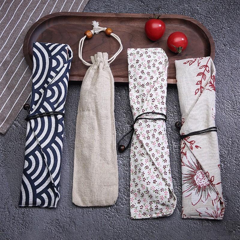 Bộ 3 Món Muỗng Đũa Nĩa Bằng Gỗ Tay Cầm Dài Màu Trơn Phong Cách Hàn Quốc