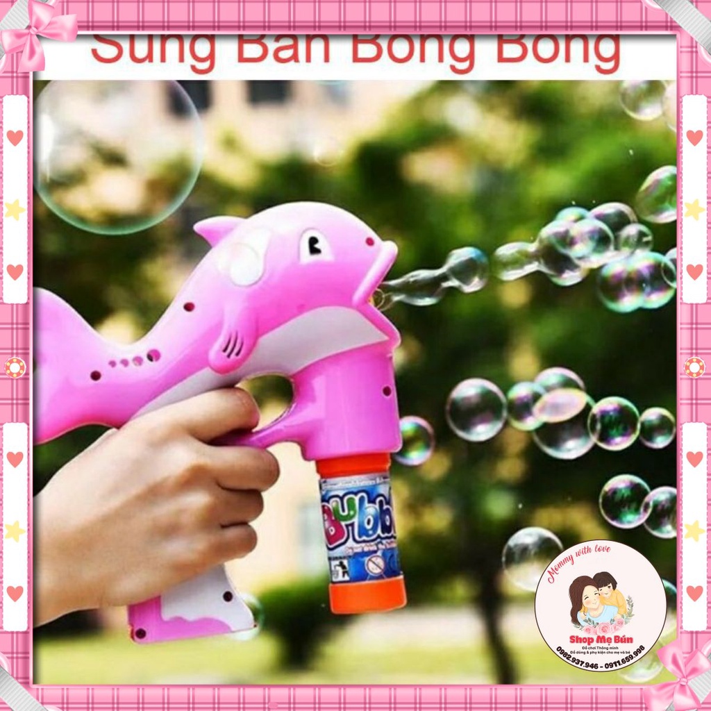  Súng Bắn Bong Bóng Cá Heo