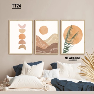 set 3 tranh canvas treo tường trang trí phòng khách phòng ngủ TT24