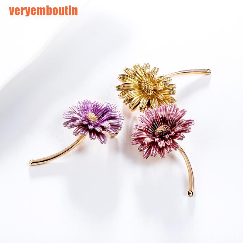 Ghim Cài Áo Hình Hoa Cúc Xinh Xắn Dành Cho Nữ