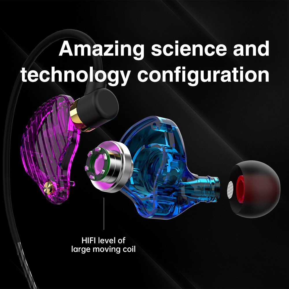 Tai Nghe Nhét Tai Âm Thanh Hifi Sống Động Kèm Mic Iem Dr Jkt Qkz Sk3 | BigBuy360 - bigbuy360.vn