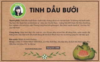 TINH DẦU BƯỞI TRẦN MAO