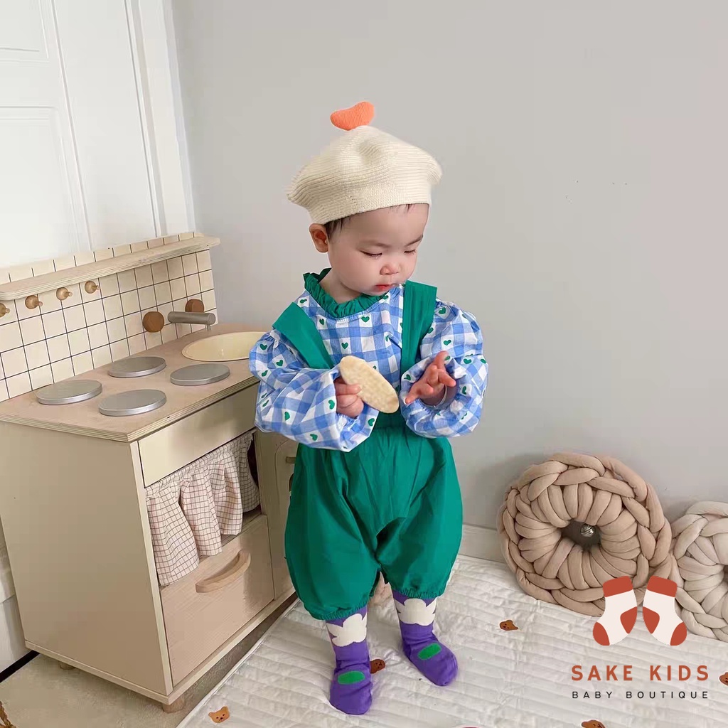 Set 3 đôi tất vớ - Tất cao cổ cotton thoáng khí nhiều màu đáng yêu form dáng basic đủ size cho bé từ 1-8 tuổi S3TB