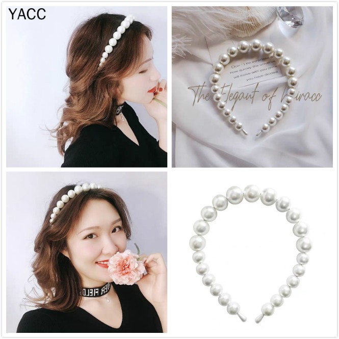 Kẹp Tóc Đính Ngọc Trai Giả Xinh Xắn Cho Nữ