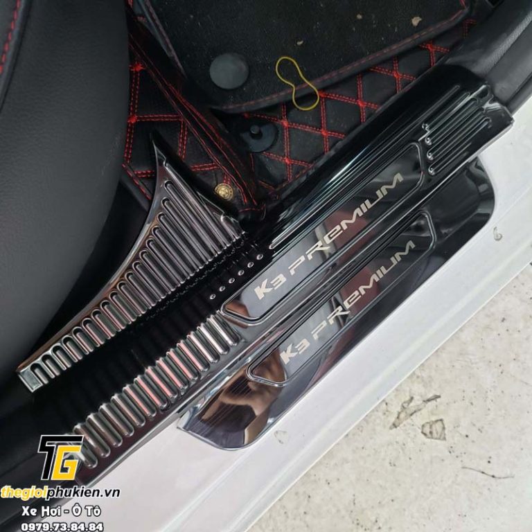 Bộ Ốp bậc cửa, Nẹp bước chân vân Titan Kia New K3 2022