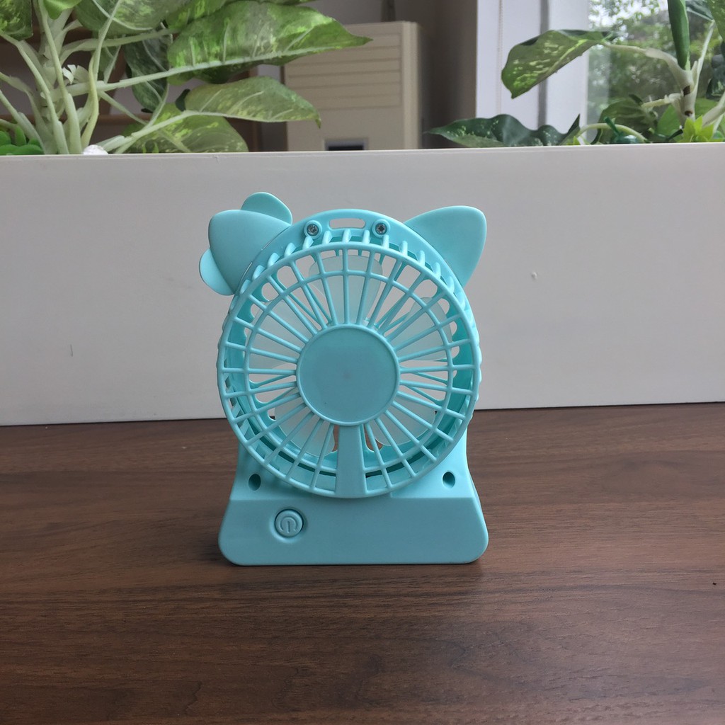 Quạt tích điện mini cầm tay, để bàn pin trâu, sạc nhanh