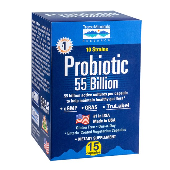 Men Vi Sinh Lợi Khuẩn Trace Minerals Probiotic 55 Billion 0304510