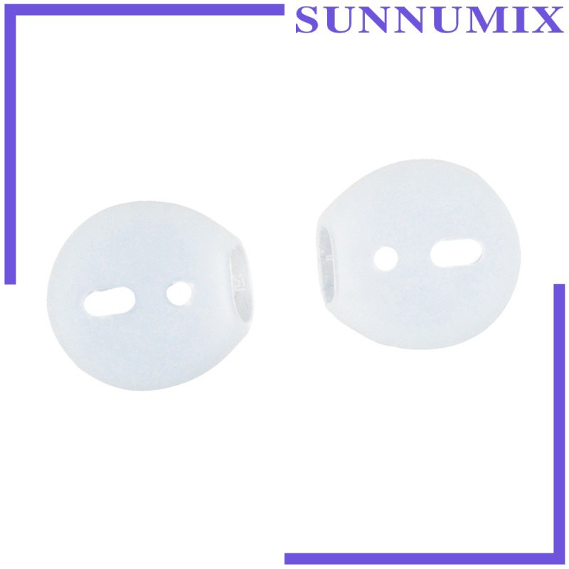 [SUNNIMIX] Pair Silicone Earbuds Tips Eartips for Apple AirPods iPhone 7 Earphone