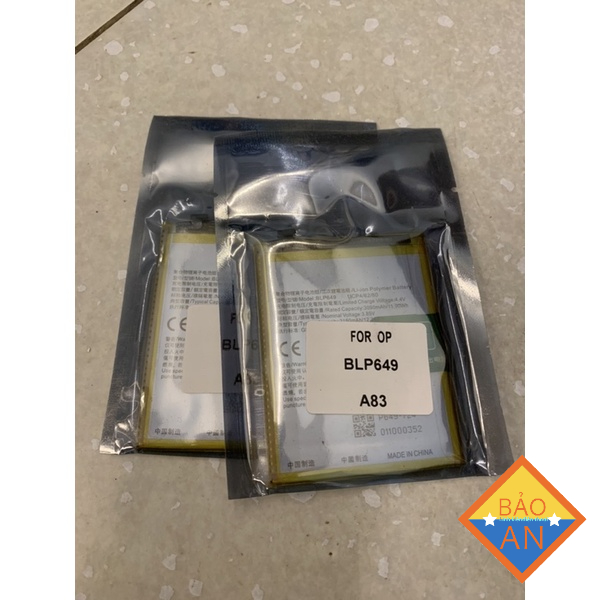 Pin Oppo A83 BLP649 - 3090 mAh zin bảo hành 6 tháng