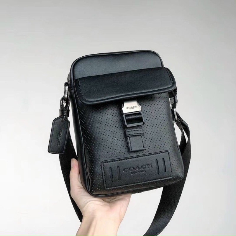 Sale Túi đeo chéo nam Coach da thật, nhỏ gọn