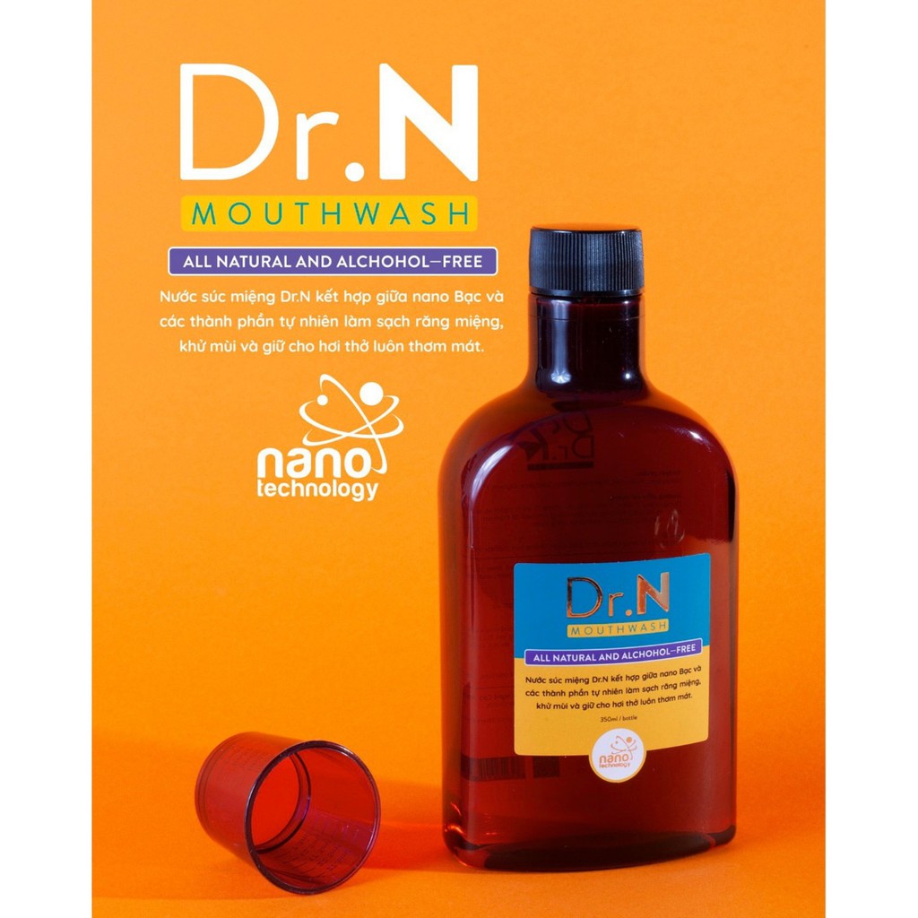 Nước súc miệng Nano bạc Dr.N 350ml