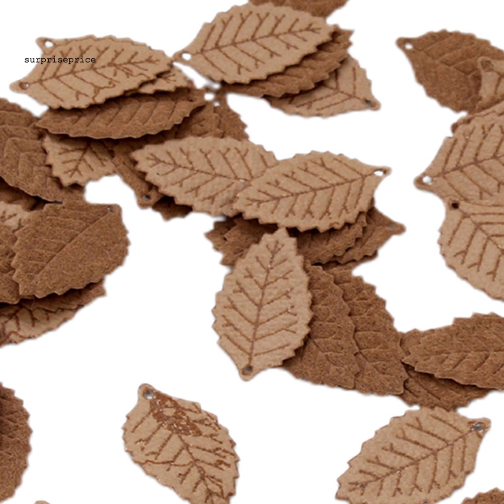 Set 100 Lá Giả Bằng Vải Dùng Trang Trí