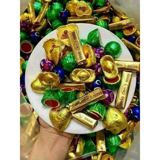 Kẹo socola mix thập cẩm hủ 500gr ăn vặt bánh kẹo Tết 2022