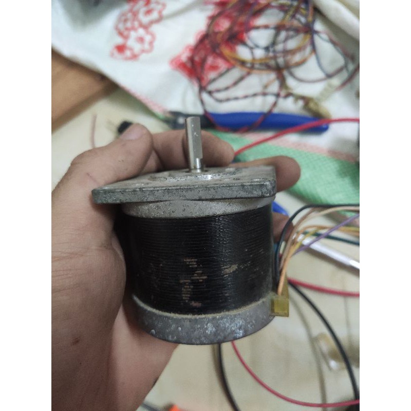 Động cơ bước step 5 pha 10 dây to