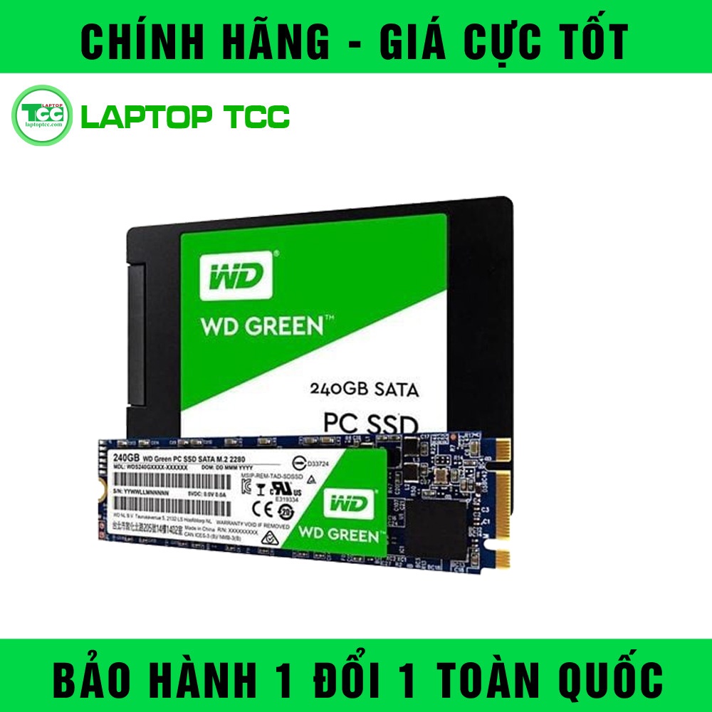 Ổ CỨNG SSD 240GB M.2 2280 SATA III – WD Green