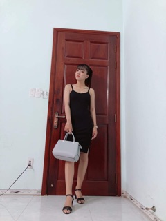ĐẦM THUN GÂN BODY 2 DÂY (KÈM ẢNH THẬT)