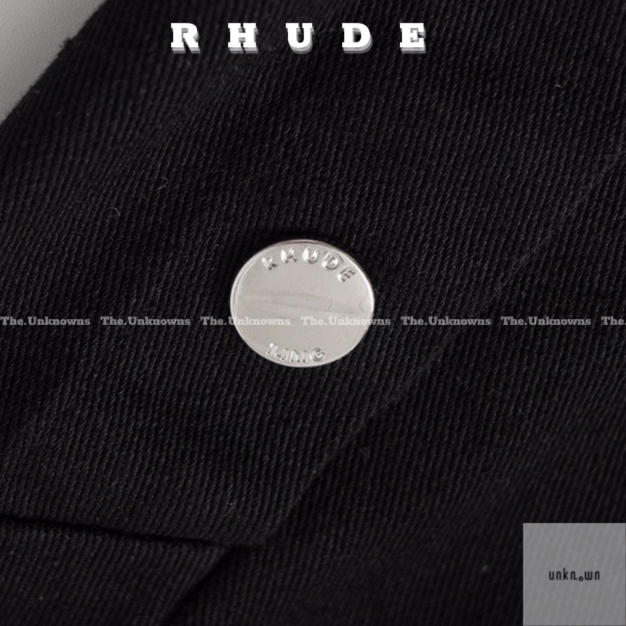 [BEST Quaility]-Quần Snap R.HUDE CLASSIC RHOSE CARGO PANTS BLACK,Quần cargo pants ống suông cao cấp full túi tag