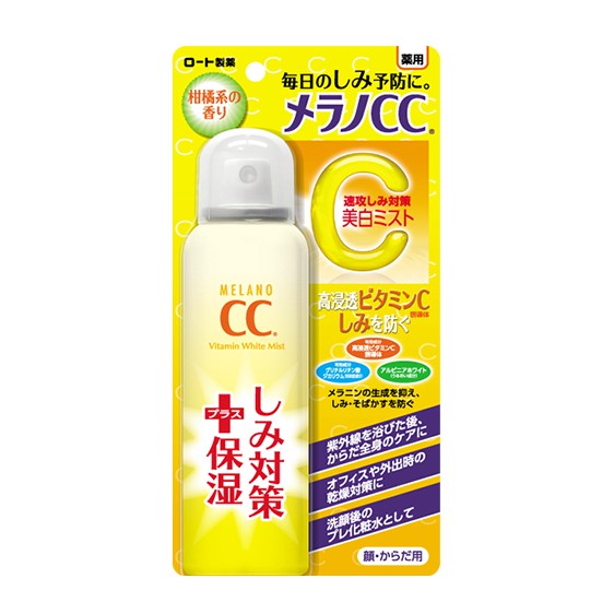Xịt khoáng Rohto Melano CC Vitamin Whitening Mist 100g