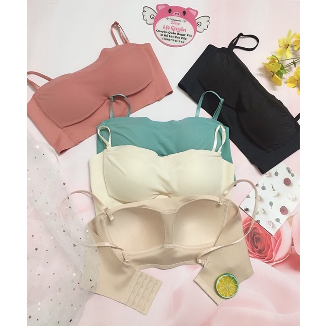 Áo lót su, áo bra quây quả ngang chống tụt kèm dây, mút mỏng thông hơi không gọng, ôm nâng ngực chống xệ hoàn hảo | BigBuy360 - bigbuy360.vn