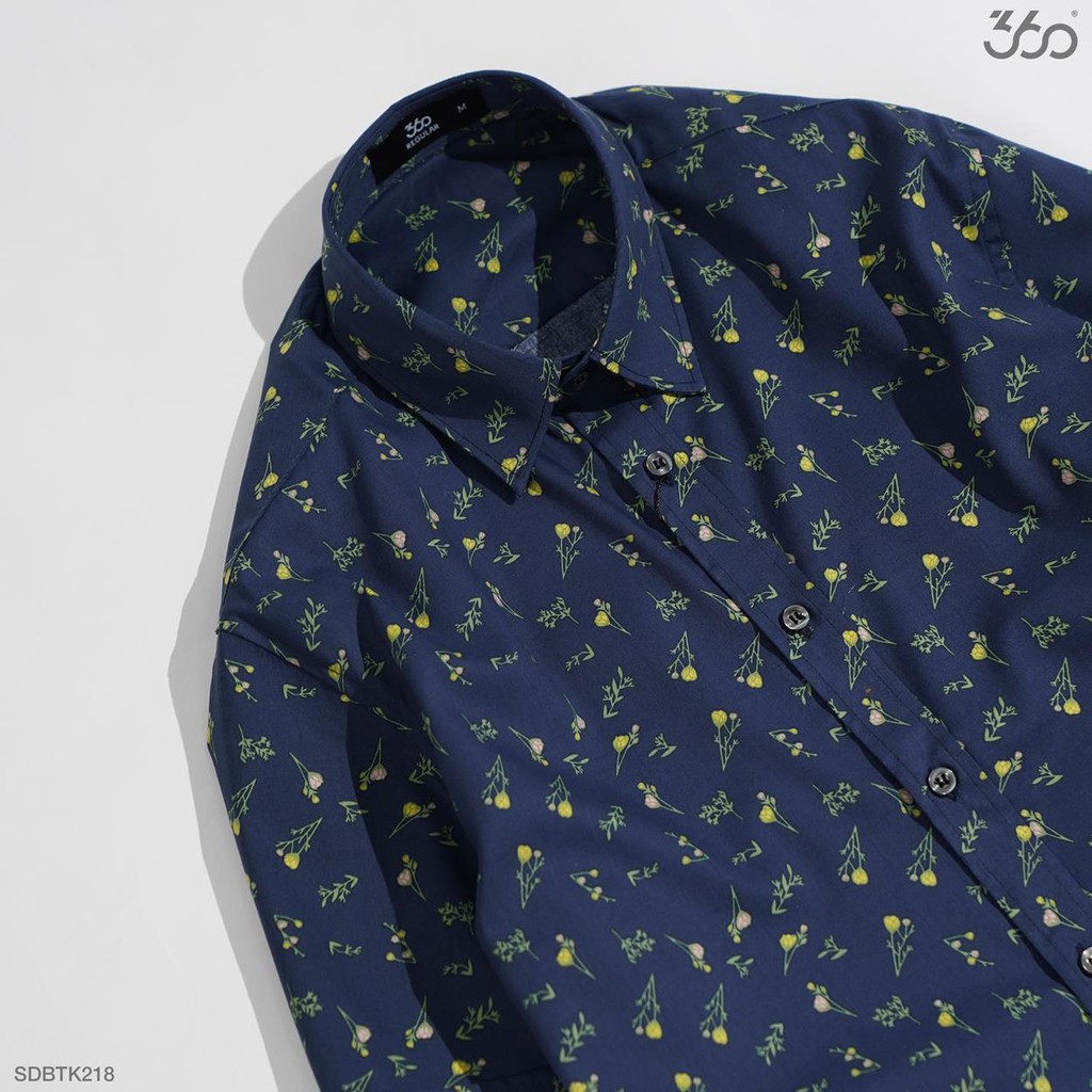 Áo sơ mi nam 360 BOUTIQUE ngắn tay họa tiết - SDBTK218 | BigBuy360 - bigbuy360.vn