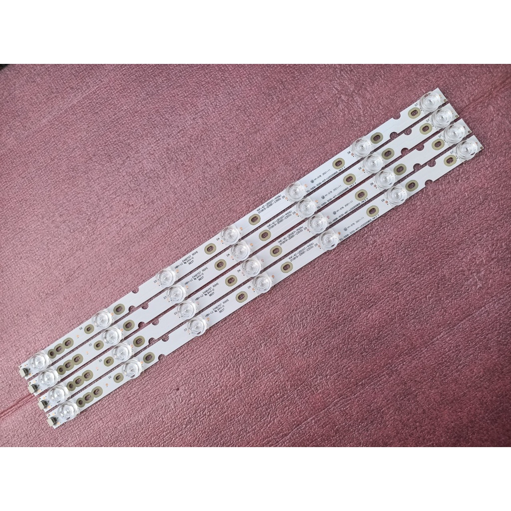 THANH LED TIVI TCL 50P65 50S6500 50A8 50P8 MỚI 100%, BỘ 4 THANH, MỖI THANH 7 BÓNG 6V, DÀI 45,9cm. 4C-LB5007-YH04J