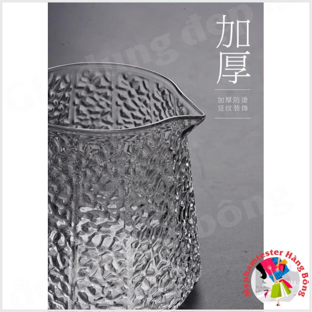 (HÀNG ĐẸP) Ấm rót lọc thuỷ tinh 600ml