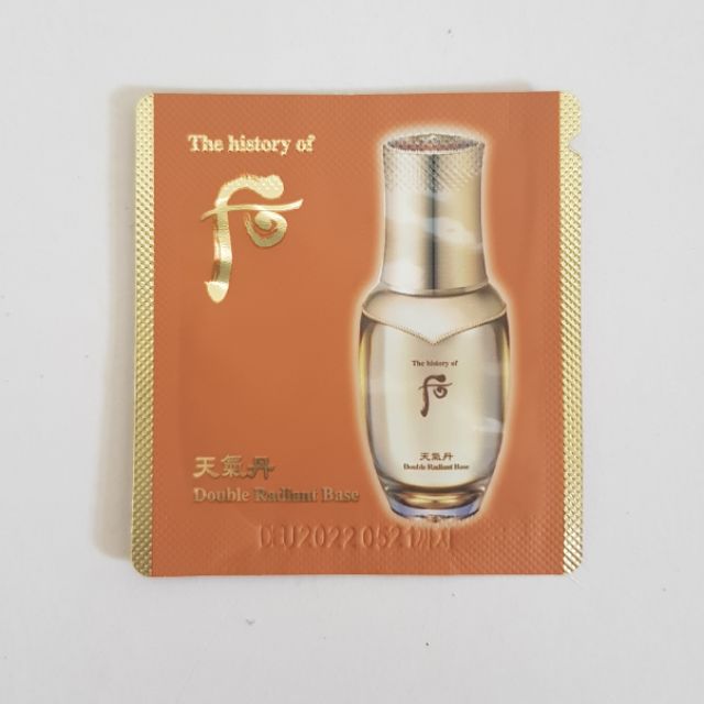 10 gói kem lót Whoo Double radiant