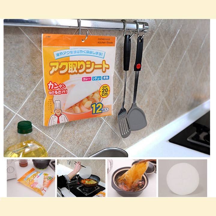 HCM - Bịch giấy thấm dầu nồi canh giúp ăn uống tốt sức khỏe