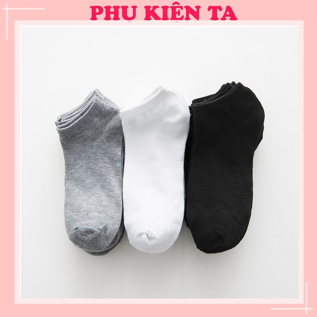 Tất Vớ Trơn Cổ Ngắn Unisex