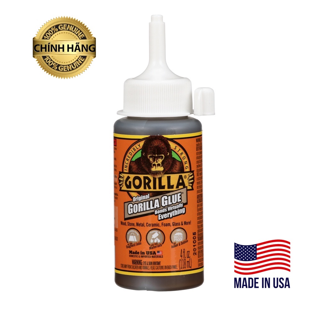 Keo Đa Năng Chính Hãng, Keo Dán Đa Năng Dán Mọi Chất Liệu, Keo Dán Original Gorilla Glue 118ml