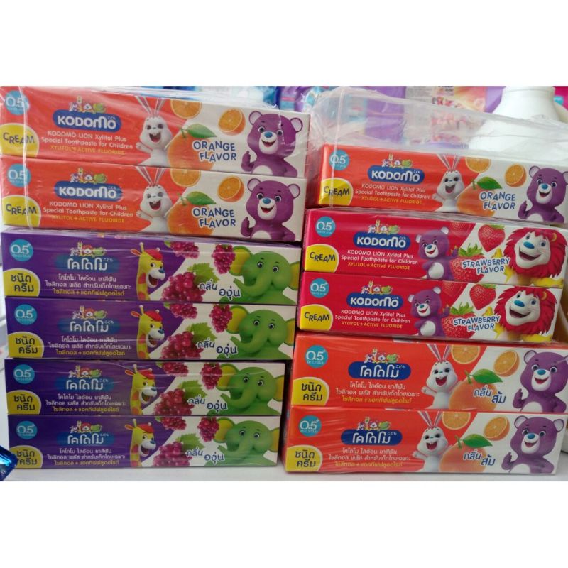 Kem đánh răng Kodomo vị trái cây an  toàn cho bé 40g