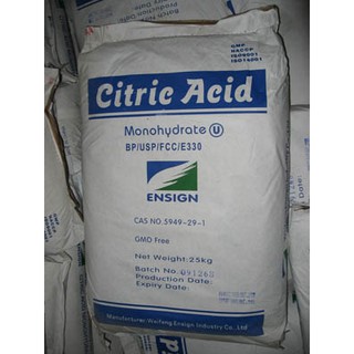 Acid Citric Monnohydrate_Chất tạo chua vị chanh (Bao 25Kg)
