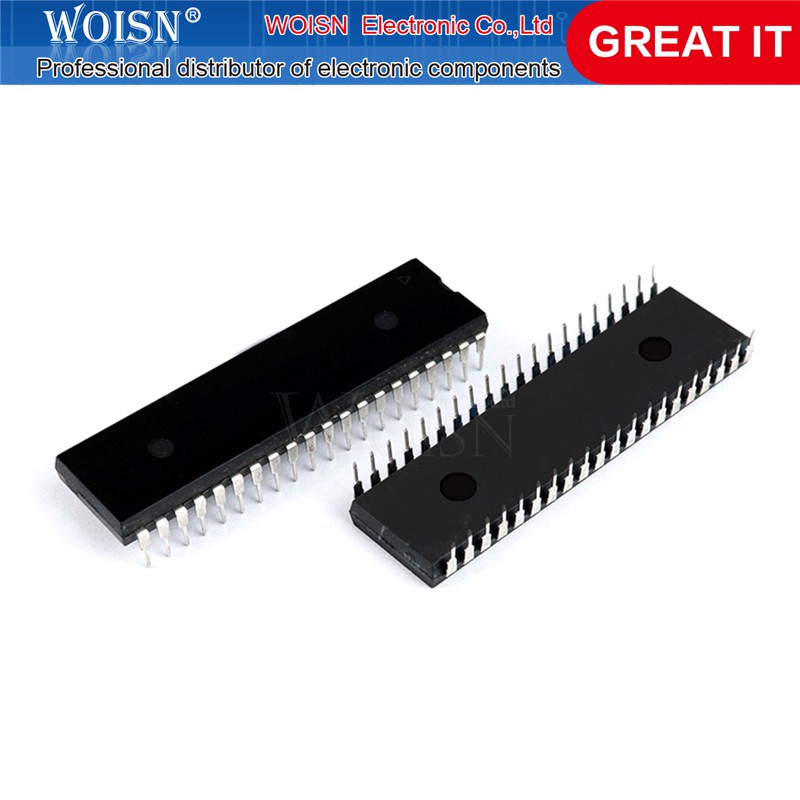 1pc Sparepart Komponen Elektronik Chip Pic16F877A-I / Pic16F877Aip Pic16F877A Pic16F877A-I / P Dip-40