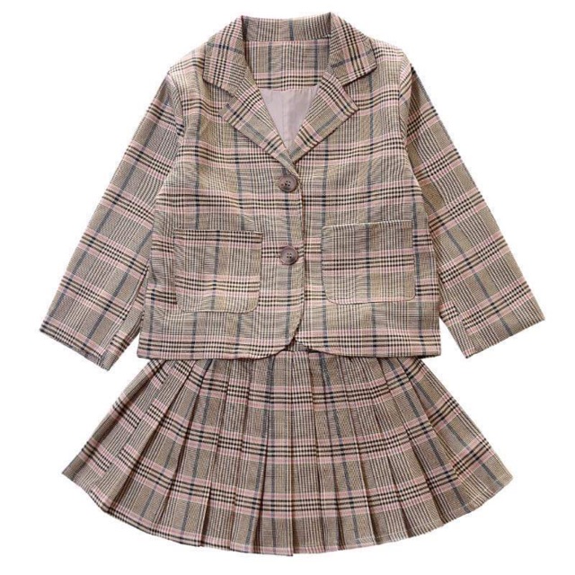Bộ vest bé gái