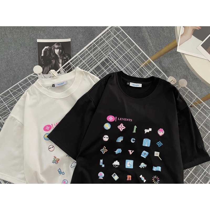 Áo thun LEVENTS Internetlove Pixel tee local brand Levent nam nữ unisex form rộng cao cấp
