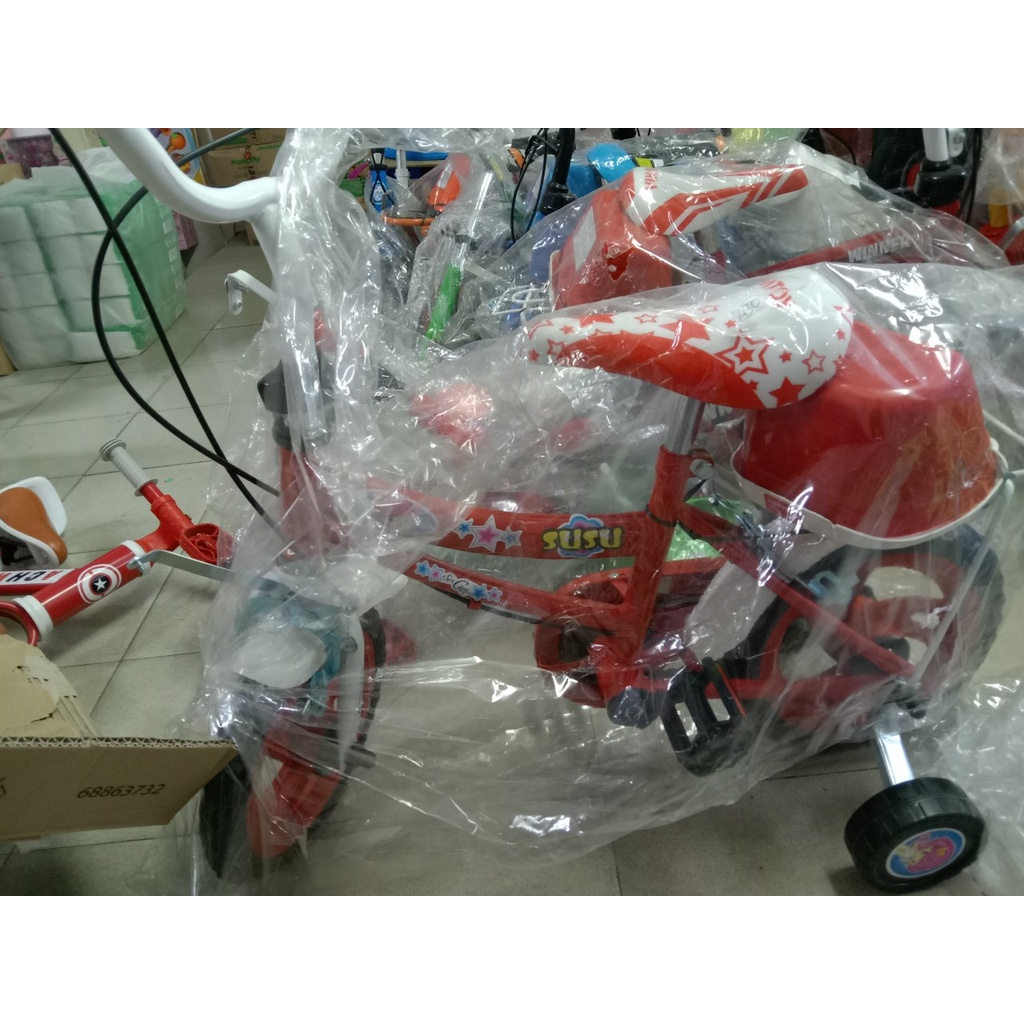 XE ĐẠP TRẺ EM NHỰA CHỢ LỚN 12INĐỦ MẪU MỚI - 466