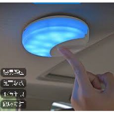Đèn Led Cao Cấp Cảm Ứng Dùng Pin Dán Trần Oto, Phòng Khách, Bếp, Phòng Ngủ Với 2 CHẾ ĐỘ NGÀY, ĐÊM