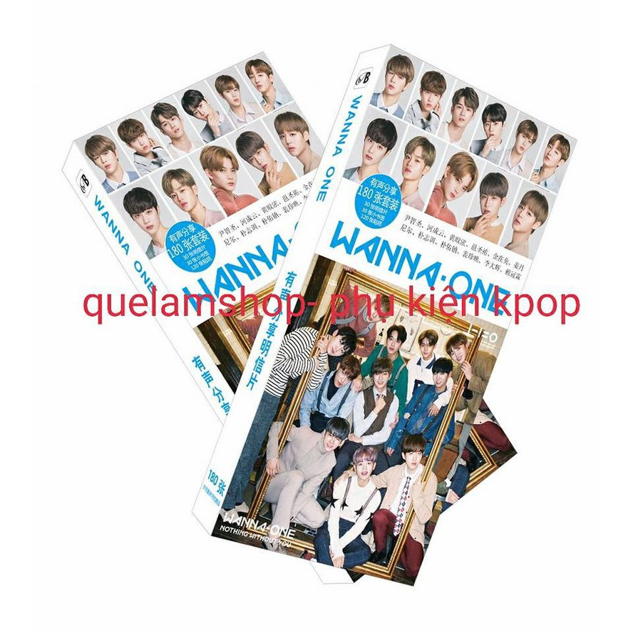 Hộp postcard EXO,GOT7,BLACKPINK,TWICE,BTS,tfboys,GD,WANNA ONE