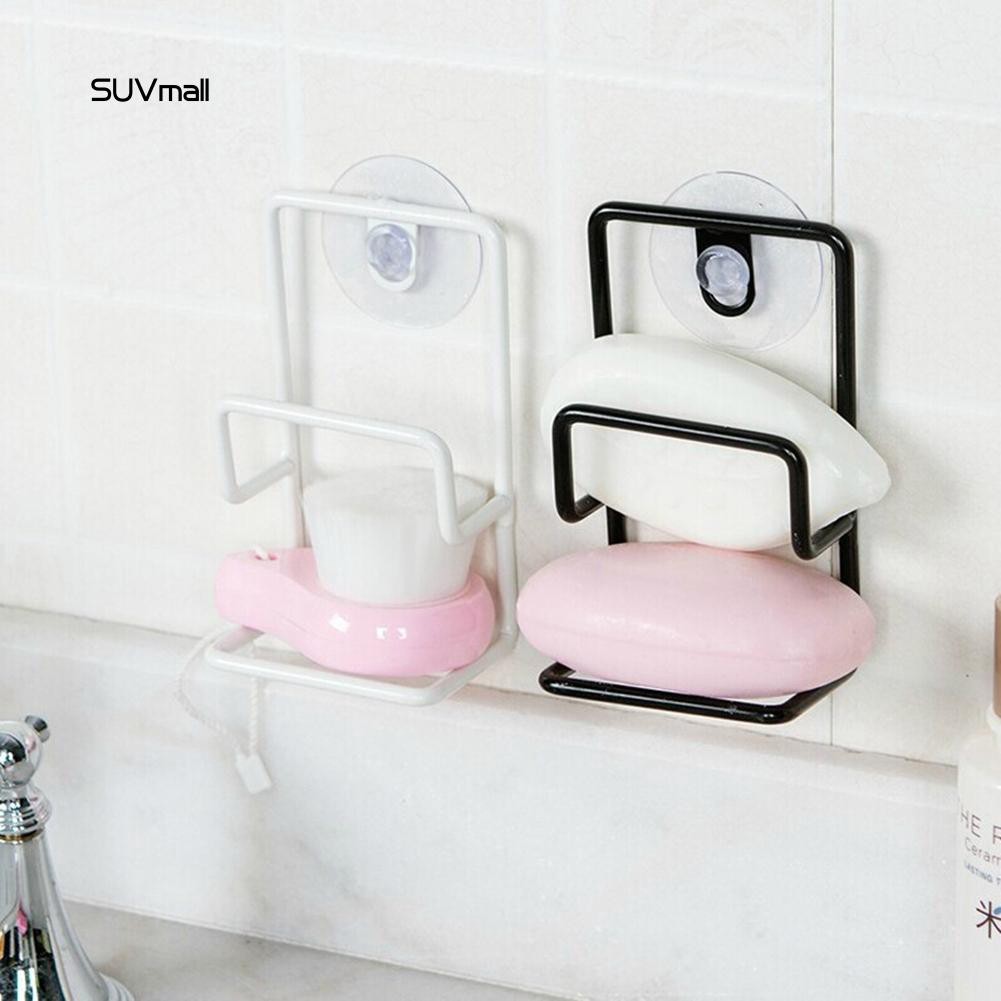 Giá Đỡ Để Bọt Biển Rửa Chén Có Giác Hút Gắn Bồn Rửa