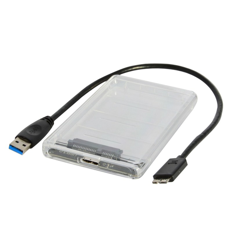 Hộp Đựng Ổ Cứng Ssd Hdd Trong Suốt 2tb Usb 3.0-2.5 Inch | BigBuy360 - bigbuy360.vn