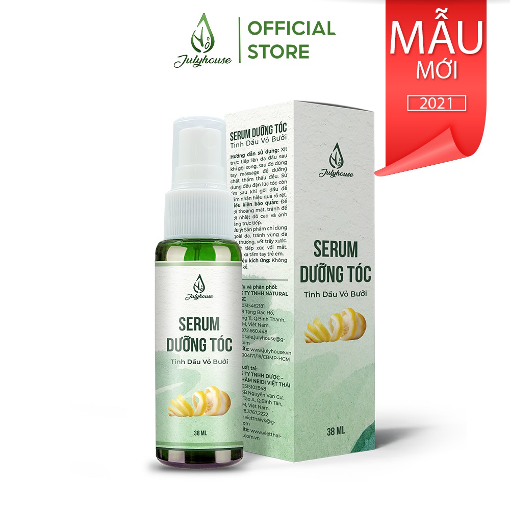 Serum dưỡng tóc tinh dầu Bưởi 38ml JULYHOUSE | BigBuy360 - bigbuy360.vn