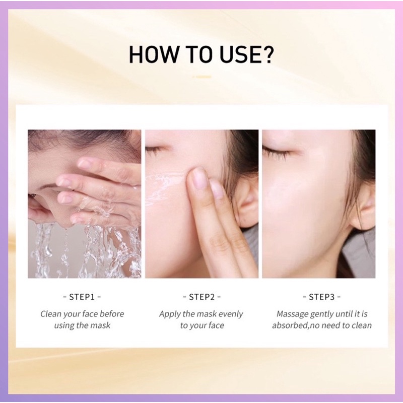 ❤❤❤Mặt Nạ LAIKOU Gói 3g Dưỡng Ẩm Làm Sáng Da Từ Hoa Anh Đào / Trà Xanh / Ốc Sên/Tảo Biển❤️❤️❤️