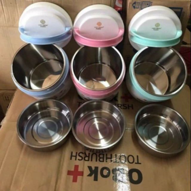 Camen giữ nhiệt 2 ngăn Việt Nhật 1300ml